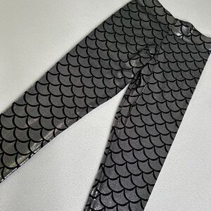 BlackMilk Women's Size M Mermaid Leggings Silver